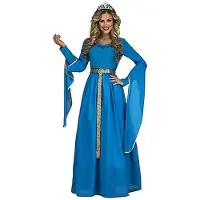 My Other Me Fun Company Medieval Princess Costume Bleu 2XL Enfants