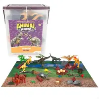 Colorbaby Animal World-dinosaur Figure 50 Units Multicolore Enfants