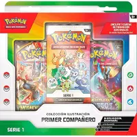 Pokemon Trading Card Game First Partner Illustration Collection Series 1 Latin 30th Anniversary Spanish Multicolore Enfants