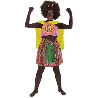 Creaciones Llopis African Jungle Adult Costume Multicolore Enfants