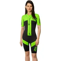 Mad Wave Combinaison De Plongée En Néoprène à Manches Courtes Pour Femme Swmrn Hybrid Dsss Sty