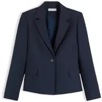 Tommy Hilfiger Ww0ww52295 Blazer Bleu 40 Femme