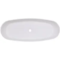ZEZA Arte Vasque à Poser - 95x36x14cm - solid surface - mat blanc SW1472195