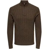Only & Sons Pull-over 'ONSLoui' chocolat