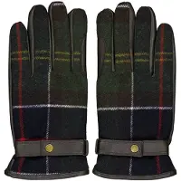 Barbour pour homme. MGL0051 Gants Newbrough Tartan Classic multicolores (S), Casuel, Laine
