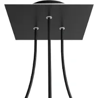 Creative Cables Krovnq203tf103 Kit De Roses Rose-one Square Noir Mat
