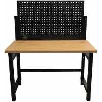 JBM Table De Travail Pliante Avec Panneau Frontal