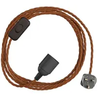 Creative Cables Douille Avec Cordon Snakebis Twisted E27