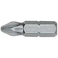 Witte Embout De Tournevis Cruciforme Pz1 1/4´´ 25 Mm Pozidriv 100 Unités