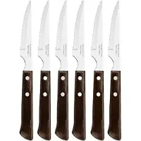 Tramontina Ensemble De Couteaux Polywood Chestnut Bbq 6 Unités