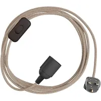 Creative Cables Douille Avec Cordon Snakebis Shade Ready E27