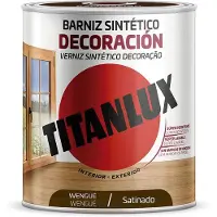 Titan Vernis Synthétique Satin Wengé Finition Décorative Satinée, Couleur Wengé -