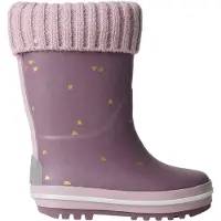 Name it Bottes en caoutchouc 'NMFNoa' jaune / orchidée / violet pastel