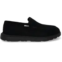 Ugg pour homme. 1180472 Mocassins en cuir Shep noir (41), Plat, Aucun, Casuel