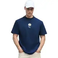 Puma Manchester City Fc Tech-x Short Sleeve T-shirt Bleu M Homme