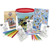 Paw Patrol Set d'art dans le seau 46 pièces Multicolore Multicolore One Size