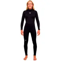 Roxy Combinaison En Néoprène à Manches Longues Et Fermeture éclair Dans Le Dos Pour Femme 26bw211603 5/4 Mm
