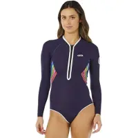 Rip Curl Shorty à Manches Longues Avec Fermeture éclair Frontale Pour Femme G-bomb 1.5 Mm Full Spring
