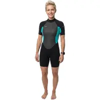 O'Neill Shorty à Manches Courtes Avec Fermeture éclair Au Dos Pour Femme Reactor-2 2 Mm Spring