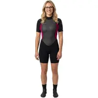 O'Neill Shorty à Manches Courtes Avec Fermeture éclair Au Dos Pour Femme Reactor-2 2 Mm Spring