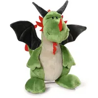 Nici Dragon Ourson 20 cm Vert Vert One Size