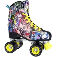 KRF Patins à Roulettes Retro Fashion Art Roller
