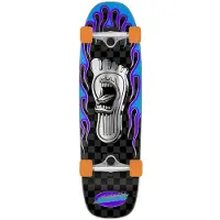 Santa Cruz Planche à Roulettes Cruiser Screaming Lead Foot 8.4in X 29.4in Street