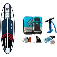 Safe Waterman Ensemble De Paddle Surf Gonflable Travel 9´6´´