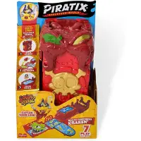 Magic Box Piratix, Château des Bêtes, Figurines Kraken, Rouge, Kinder, Taille unique