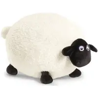 Nici Shaun le mouton, peluche Shirley, 17 cm, beige et vert. Idéal pour les enfants. Beige et vert