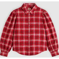 Levi's Juna Western Long Sleeve Shirt Rouge XS Femme