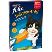 Purina Felix Deli Moments Nourriture Humide Pour Chat Au Poulet 11x4x10g