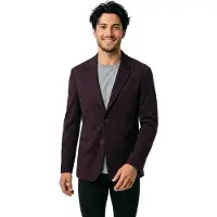 Armani Exchange pour homme. XM000345AF10897UB101 Blazer simple marine (38), Casuel, Polyester