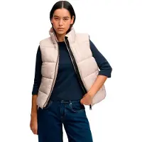 Superdry Borg Lined Vest Beige 2XS Femme