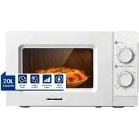 Heinner HMW-MD20MWH, Plan de travail, Micro-ondes à poser, 20 l, 700 W, orientable, blanc
