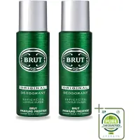 BRUT 2 vaporisateurs déodorants Original - 200 ml - Lot de 2