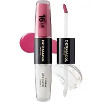 Dermacol 16H Lip Colour brillant et rouge à lèvres longue tenue teinte 16 Classy Sassy 2x4 ml