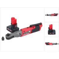 Milwaukee M12 FIR38-401 Clé à cliquet 12 V 75 Nm 3/8" 1/4" + 1x batterie 4,0 Ah - sans chargeur (3/8")