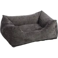 Flamingo Korb Kantor, forme rectangulaire, gris, dimensions : 65 x 50 x 20 cm