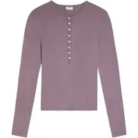 Bershka T-shirt violet chiné