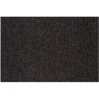 Rugsx Paillasson antidérapant pour les mètres courants GIN 7053 Liverpool extérieur, intérieur, sur caoutchouc - marron 100 cm 100x150 cm