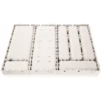 Tescoma Insert pour tiroir FlexiSPACE 74x74 mm, Boîte de conservation, Blanc