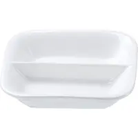 Ritzenhoff & Breker Dipschle GUSTO CABARET 145 mm, blanc en porcelaine, résistant au lave-vaisselle, en deux parties