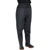 vidaXL Cuissardes avec bottes noir taille 42