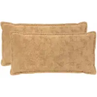 vidaXL Housse De Coussin 2 Pcs Houten Taupe 40 X 80 Cm