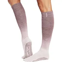 Toesox Chaussettes Full Toe Scrunch Knee High Pilates Grip