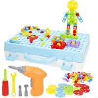 Colorbaby Jeu De Construction Set Case Drill Smart Theory 249 Pièces