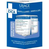 Uriage Bariéderm Cica Hands & Lips Set ensemble pour peaux très sèches