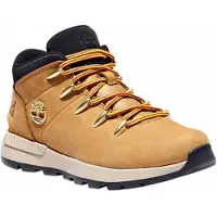 Timberland unisex pour enfant. TB0A2G7M2311 Bottes en cuir Sprint Trekker Mid Lace Up jaune (30), Plat, Lacets, Casuel, mode enfantine