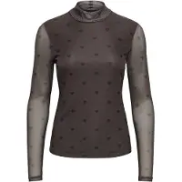 ONLY T-shirt 'ONL Erica' marron / noir